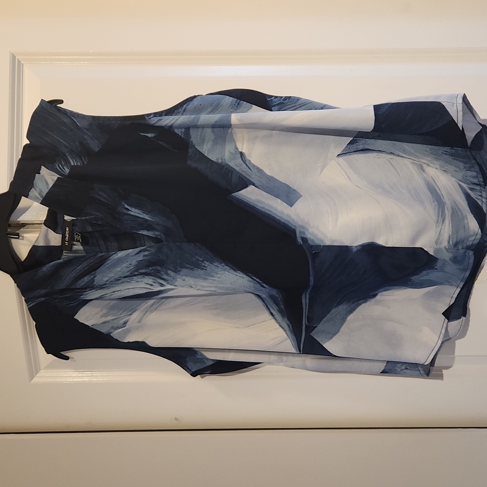 Painted Flowy Blouse